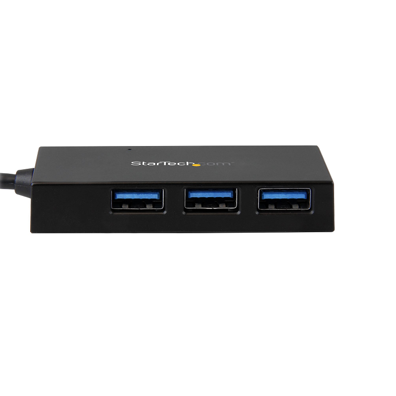 StarTech HB30C3A1CFB 4-Port USB-C Hub - USB-C to 1x USB-C and 3x USB-A - USB 3.0 Hub