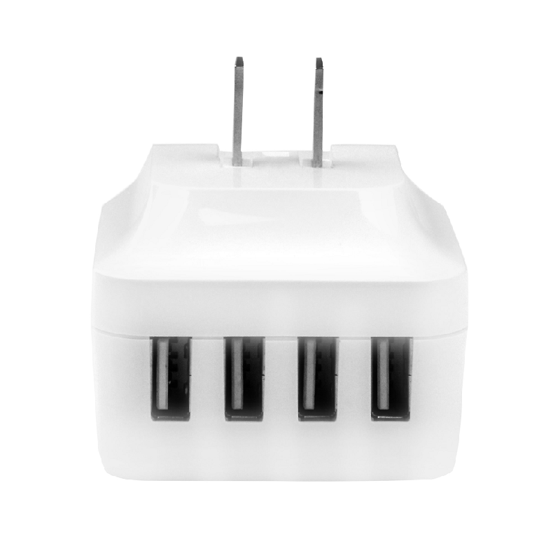 StarTech USB4PACWH 4-Port USB Wall Charger - International Travel - 34W/6.8A - White