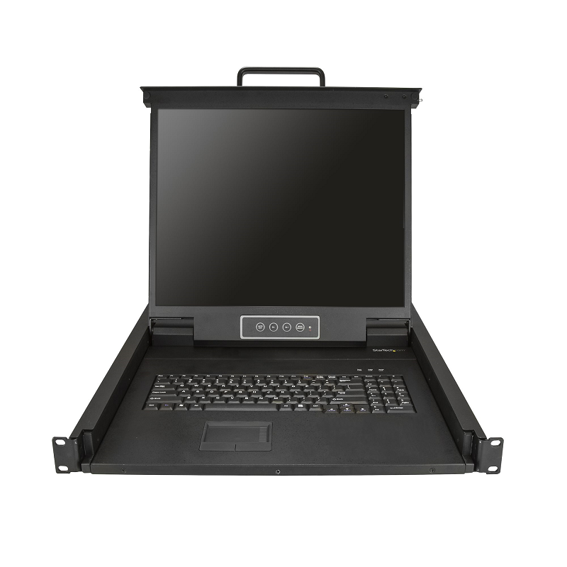 StarTech RKCONS1901 RM KVM Console w/ 19 inch LCD Monitor for Server Rack