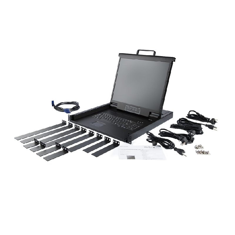 StarTech RKCONS1701 RM KVM Console - Single Port VGA KVM w/17 inch LCD Monitor for Server Rack