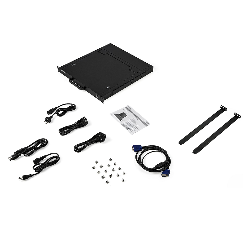 StarTech RKCONS1701 RM KVM Console - Single Port VGA KVM w/17 inch LCD Monitor for Server Rack