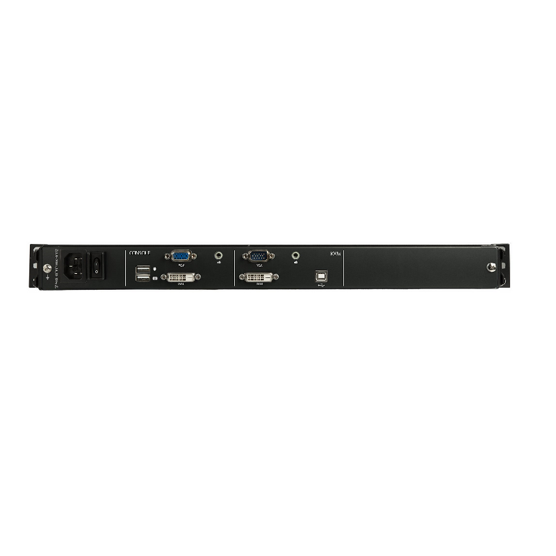 StarTech RKCOND17HD Dual Rail RM KVM Console HD 1080p w/17 inch LCD Monitor for Server Rack