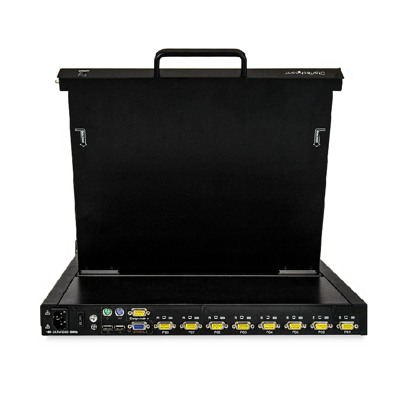 StarTech RKCONS1708K 8 Port RM KVM Console w/ 6ft Cables & 17 inch LCD Monitor