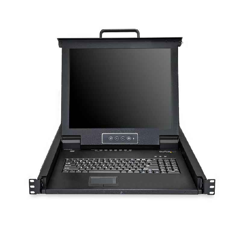 StarTech RKCONS1708K 8 Port RM KVM Console w/ 6ft Cables & 17 inch LCD Monitor
