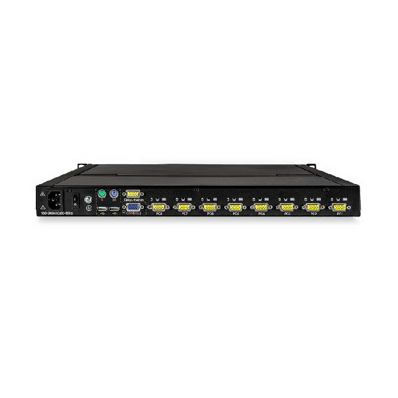 StarTech RKCONS1708K 8 Port RM KVM Console w/ 6ft Cables & 17 inch LCD Monitor