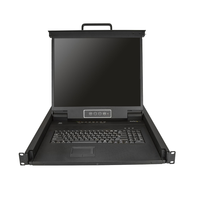 StarTech RKCONS1908K 8 Port RM KVM Console w/6ft Cables & 19 inch LCD Monitor