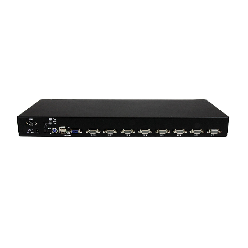 StarTech SV831DUSBGB 8 Port 1U Rackmount USB PS/2 KVM Switch with OSD