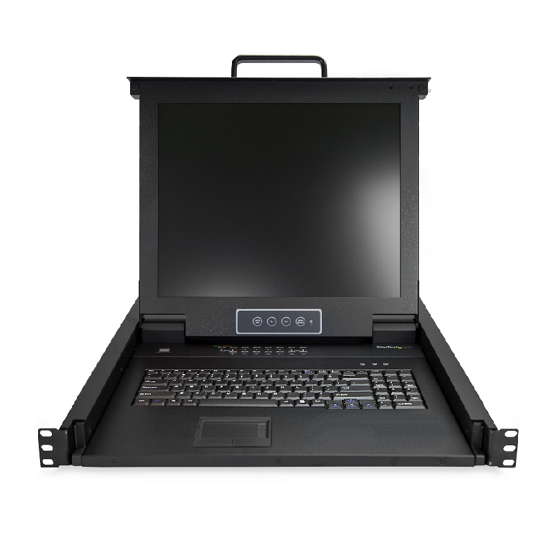 StarTech RKCONS1716K 16 Port RM KVM Console w/ 6ft Cables & 17 inch LCD Monitor