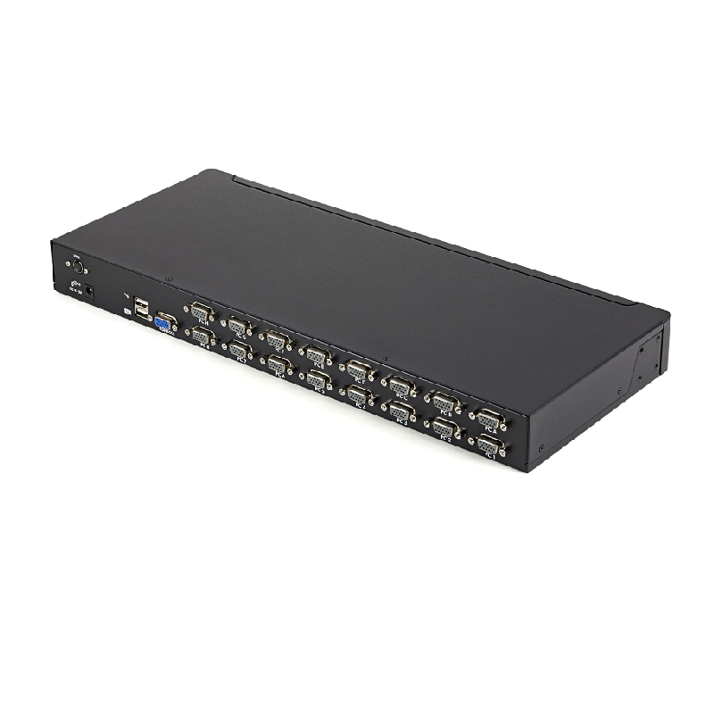 StarTech SV1631DUSBUK 16 Port 1U Rackmount USB KVM Switch Kit with OSD and Cables