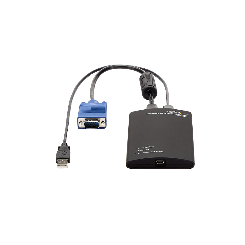 StarTech NOTECONS01 KVM Console to USB 2.0 Portable Laptop Crash Cart Adapter