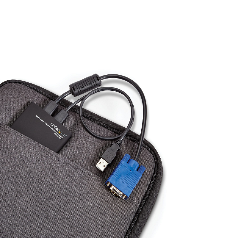 StarTech NOTECONS01 KVM Console to USB 2.0 Portable Laptop Crash Cart Adapter