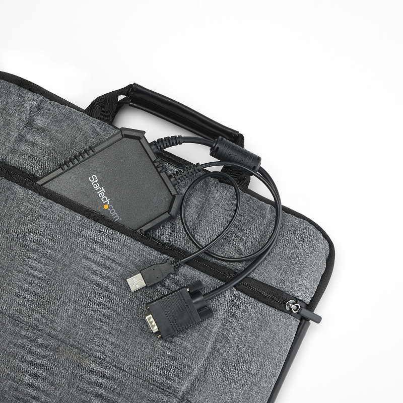 StarTech NOTECONS02X Laptop-to-Server KVM Console with Rugged Housing