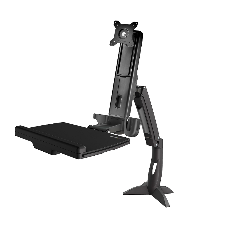 StarTech ARMSTSCP1 Sit Stand Monitor Arm - Desk Mount Adjustable Sit-Stand Workstation Arm