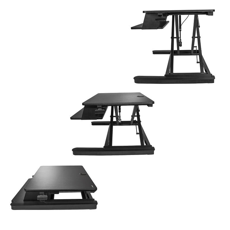 StarTech ARMSTSLG Sit Stand Desk Converter with Keyboard Tray - Large 35 inch x 21 inch Surface