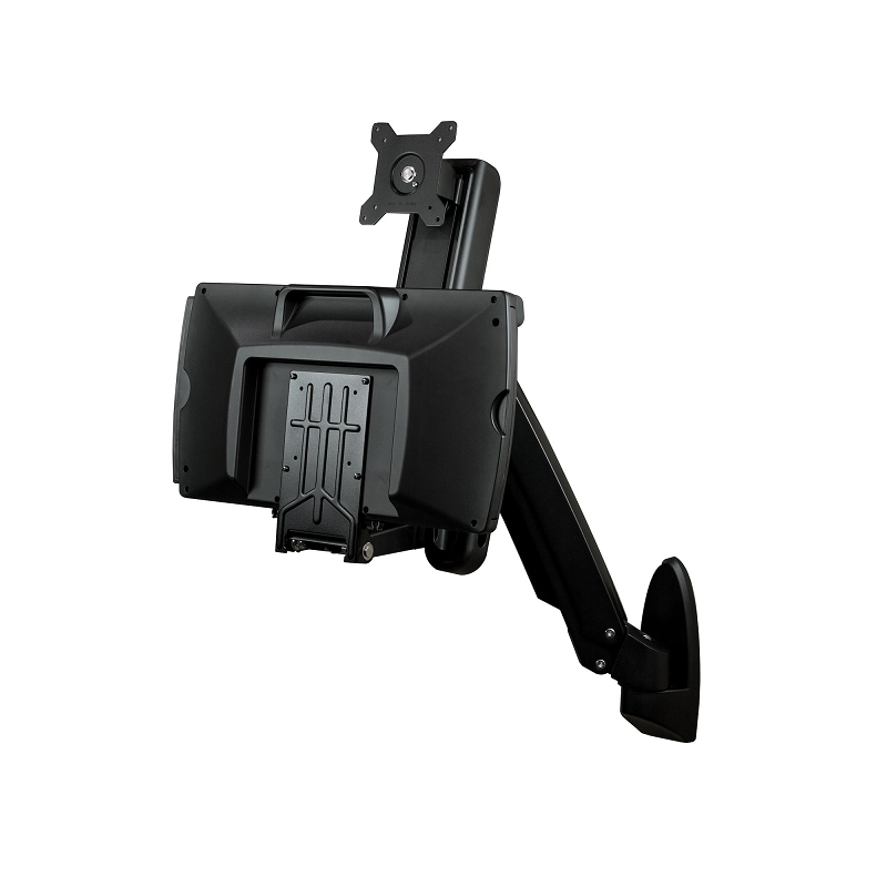 StarTech WALLSTS1 Articulating Full Motion Standing Desk w/Ergonomic Height Adj. Monitor