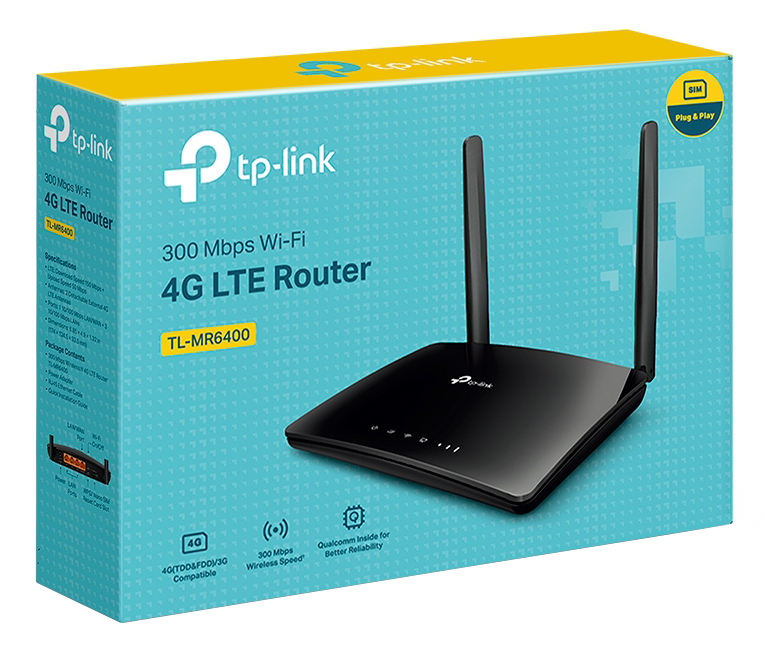 TP-Link TL-MR6400 V3 300Mbps Wireless N 4G LTE Router