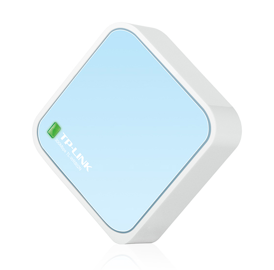 TP-Link TL-WR802N wireless router Fast Ethernet Single-band (2.4 GHz) Blue, White