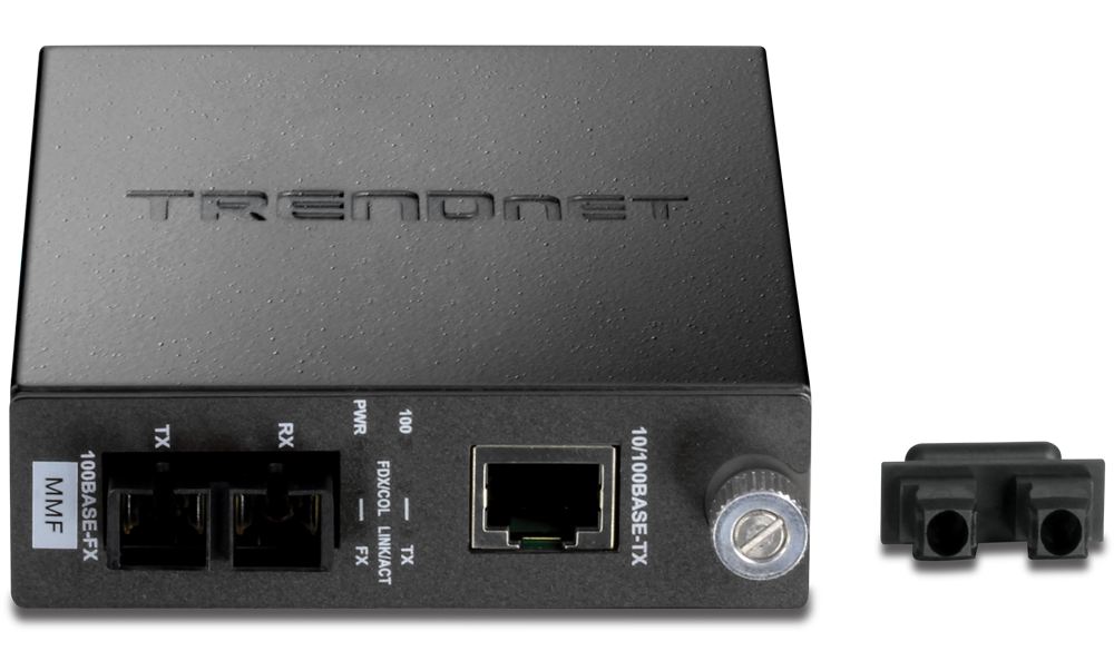 TRENDnet 100Base-TX to 100Base-FX Multi Mode SC Fiber Converter (2KM)