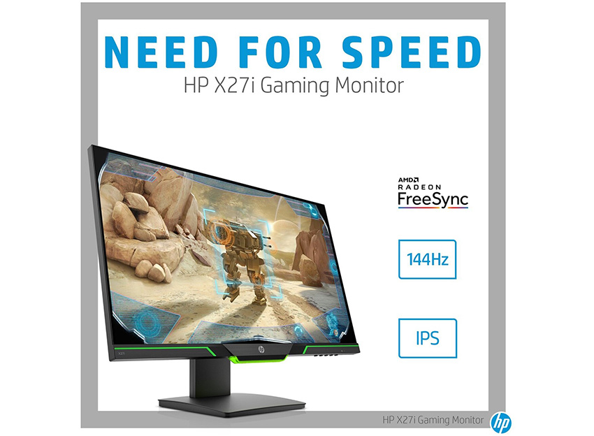 HP 8GC08AA X27i 2K IPS 27in Gaming Monitor 144Hz, 4ms response / 144Hz refresh