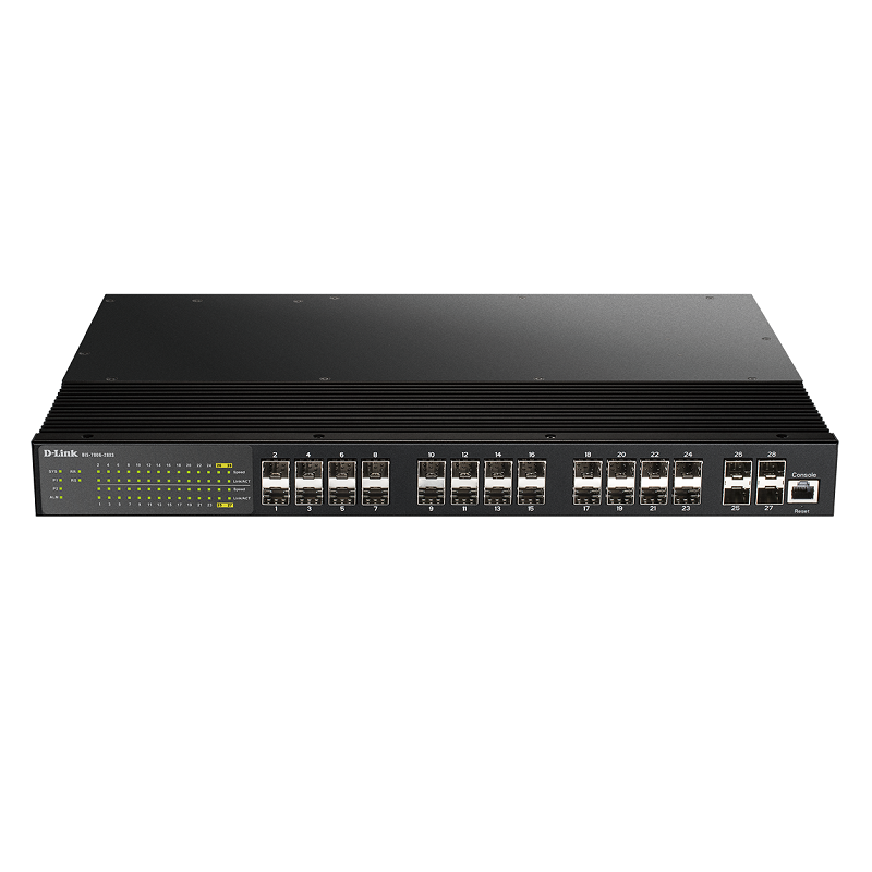 D-Link DIS-700G-28XS Industrial Layer 2+ Gigabit Managed Switch w/ 10G SFP+