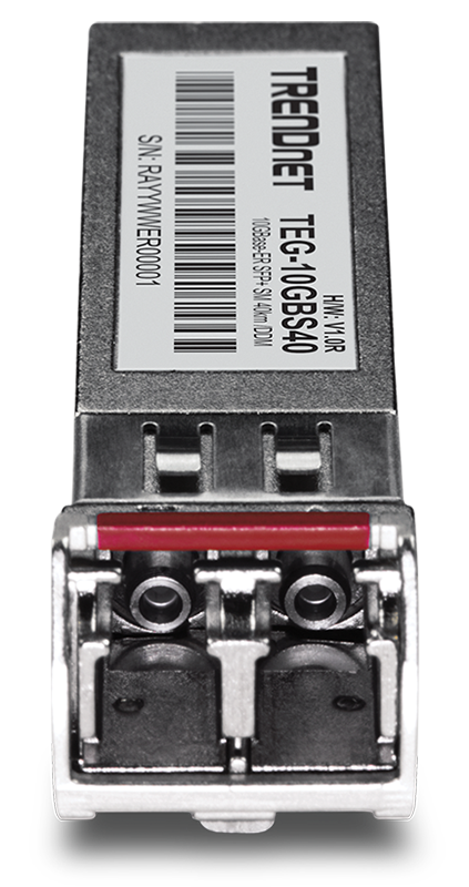 TRENDnet TEG-10GBS40 10GBASE-LR SFP+ Single Mode LC Module (40KM with DDM)