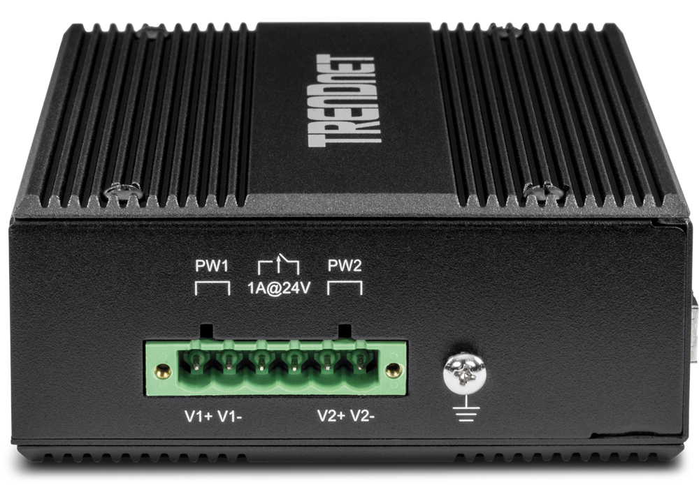 TRENDnet TI-PG62B 6-port Hardened Industrial Gigabit PoE+ Switch 