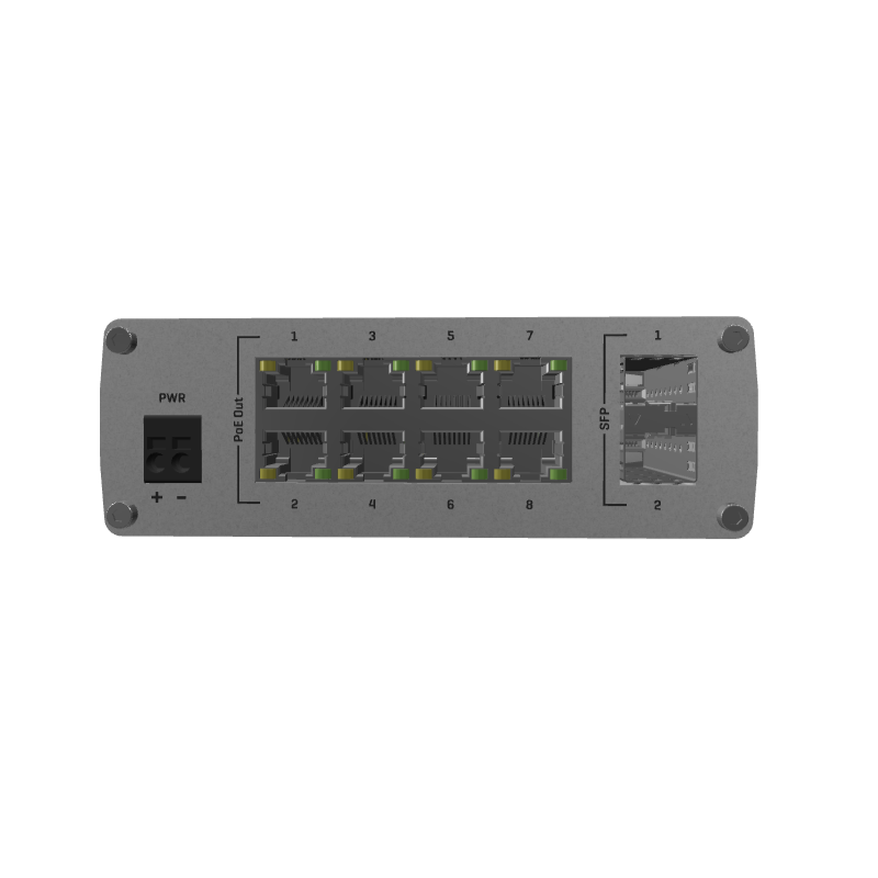 Teltonika TSW200 PoE+ Gigabit Ethernet x8 Port Switch