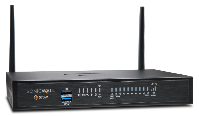 SonicWall 02-SSC-5680 TZ570W AC Firewall Appliance with 1yr APSS - Advanced Edition