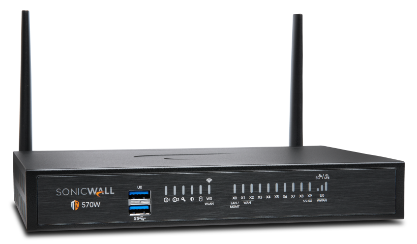 SonicWall 02-SSC-5656 TZ570W 8-Port Wireless-AC Firewall Appliance