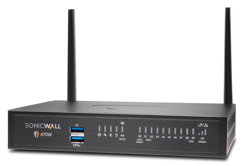 SonicWall 02-SSC-6804 TZ470 AC Firewall Appliance 1yr Total Secure Essential Edition