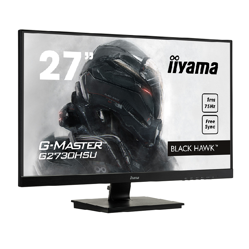 iiyama G-Master G2730HSU-B1 27 Inch Black, Full HD, 75Hz, 1ms, FreeSync, HDMI, D-P, USB Hub