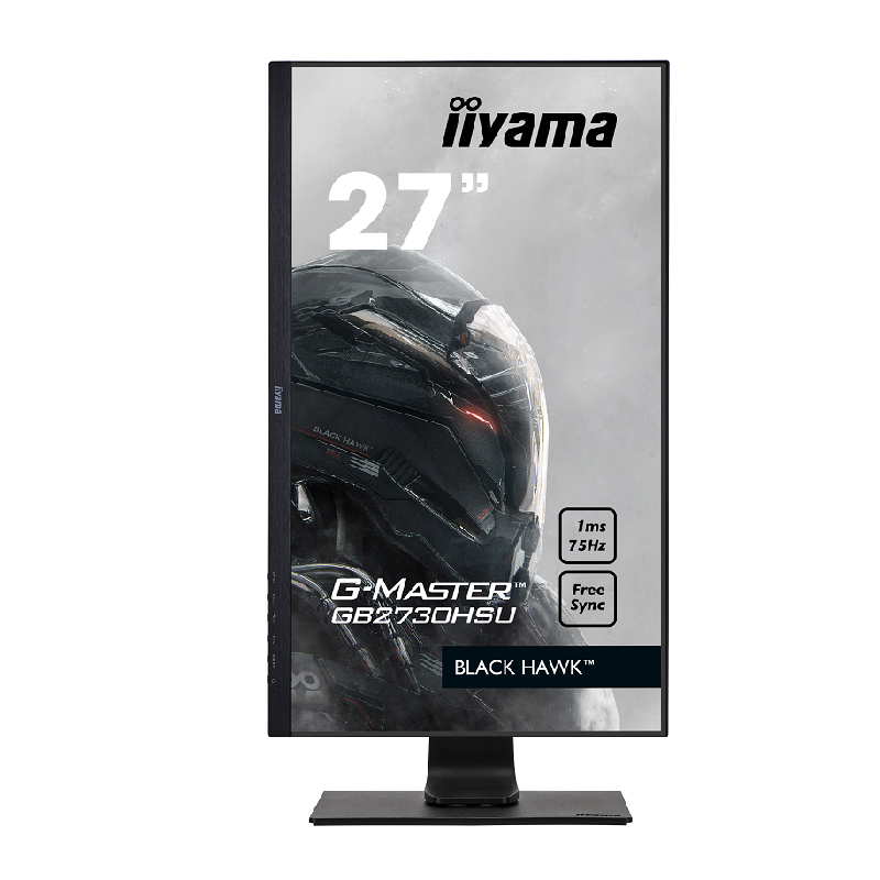 iiyama G-Master GB2730HSU-B1 27 Inch, U-Slim Bezel, FHD, 75Hz, 1ms, FreeSync, HDMI, D-P USB Hub