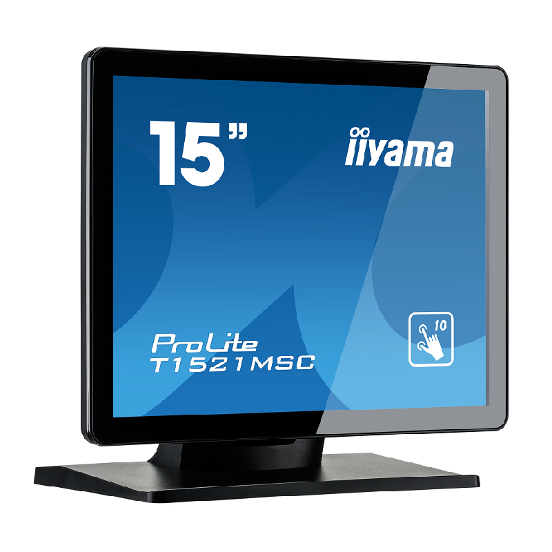 iiyama ProLite T1521MSC-B1 15 Inch Black, 4:3, Bezel Free