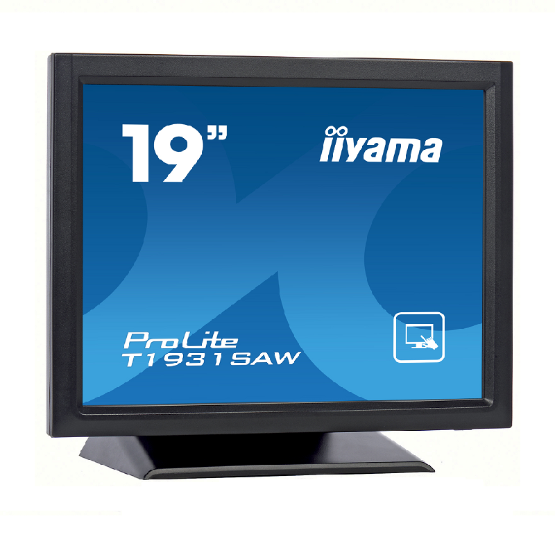 iiyama ProLite T1931SAW-B5 19 Inch Black, 5:4, Surface Acoustic Wave single touch, HDMI, D-P