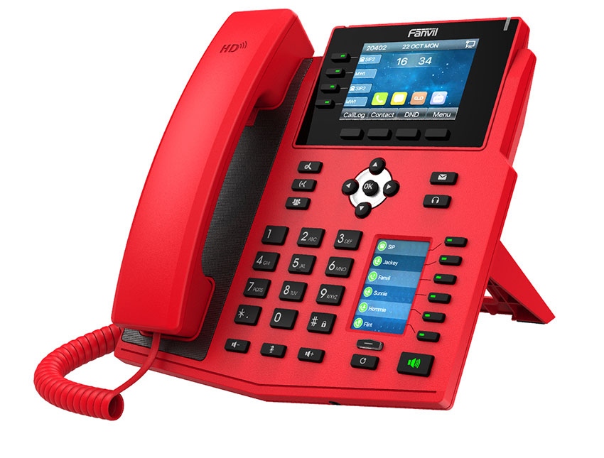 Fanvil Special Red X5U-R IP Phone