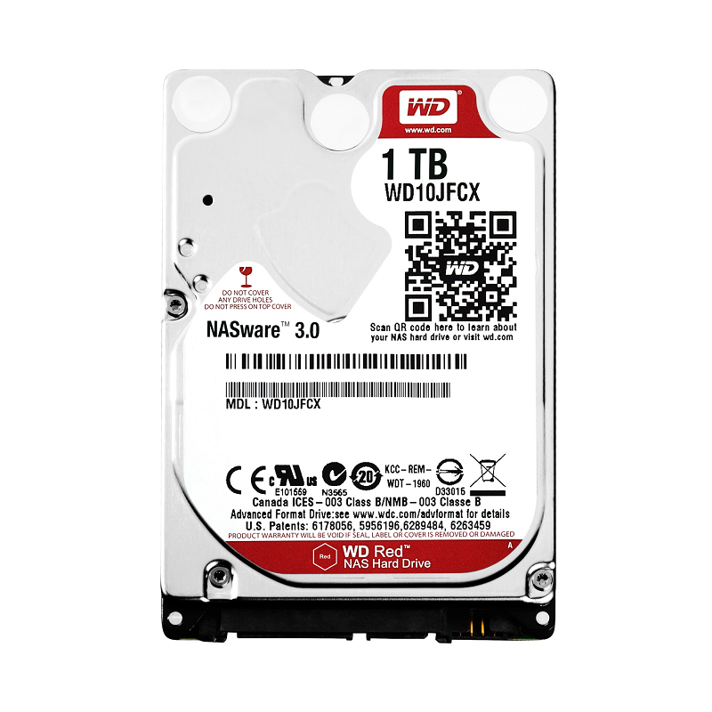 Western Digital 1TB Red 16MB 2.5-Inch Desktop Sata 6GB