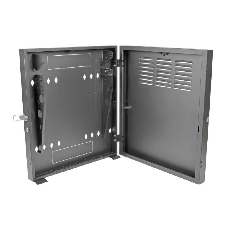 Tripp Lite SmartRack 2U Low-Profile Vertical-Mount Switch-Depth Wall-Mount Rack Enclosure Cabinet