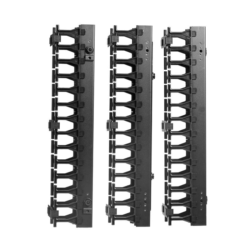 Tripp Lite SmartRack 3 in. Wide High Capacity Vertical Cable Manager - Double finger duct