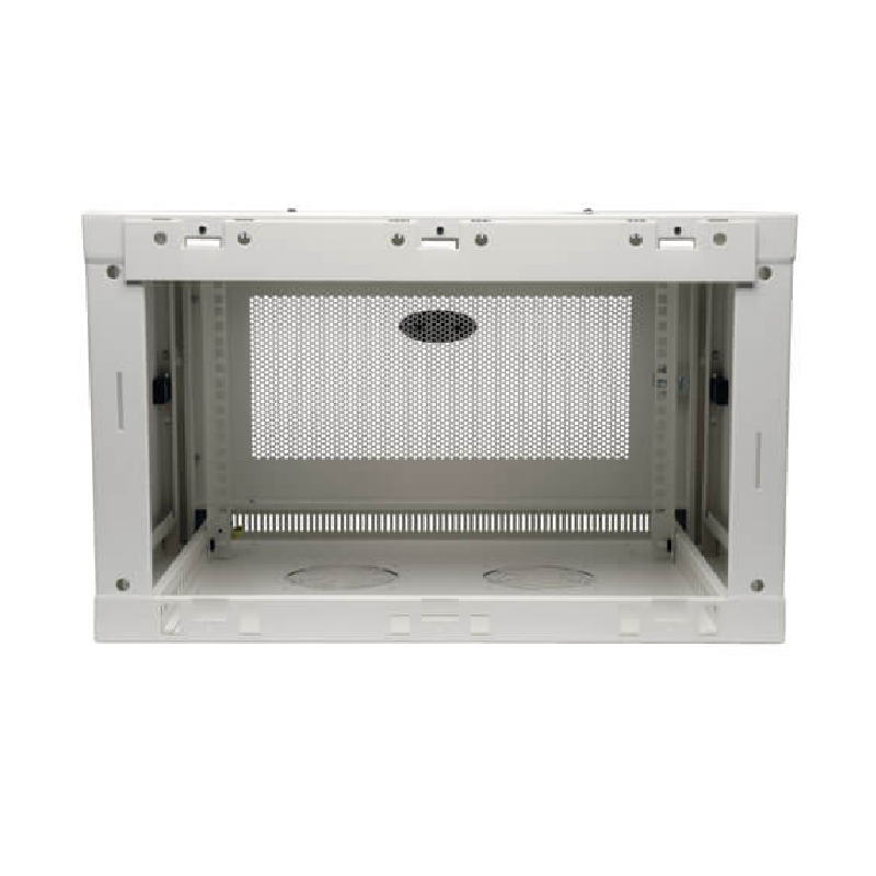 Tripp Lite SmartRack 6U Low-Profile Switch-Depth Wall-Mount Rack Enclosure Cabinet, White