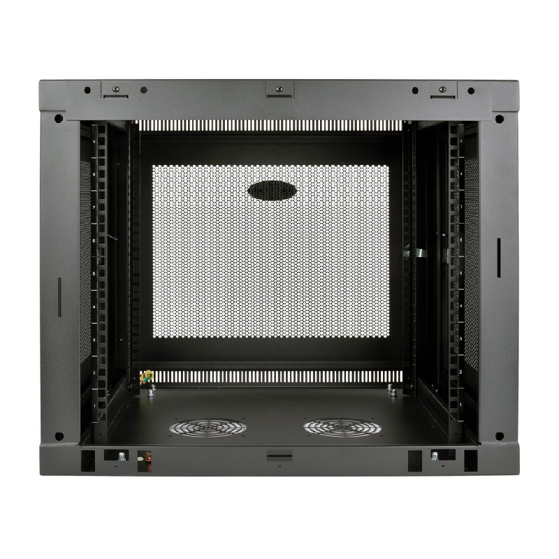 Tripp Lite SmartRack 9U Low-Profile Switch-Depth-Plus Wall-Mount Rack Enclosure Cabinet