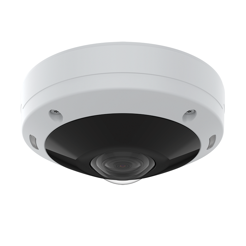 Axis 02100-001 M4308-PLE Panoramic Camera - 12 MP Outdoor-ready Dome with Audio Capture