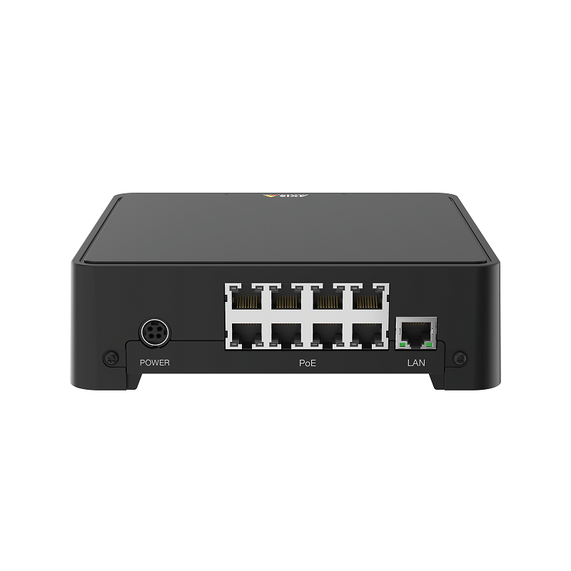 Axis 02135-003 S3008 8 TB Compact Recorder with Integrated Switch for UHD Surveillance
