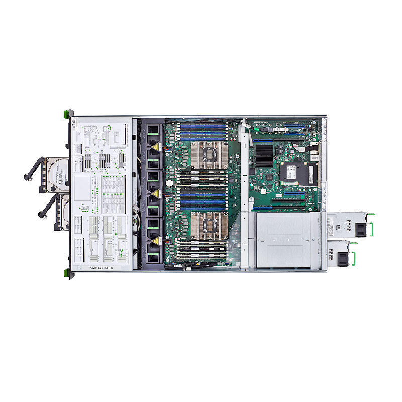 Fujitsu R2545SC010IN PRIMERGY RX2540 M5 server 12TB 16GB Intel Xeon 800W DDR4-SDRAM