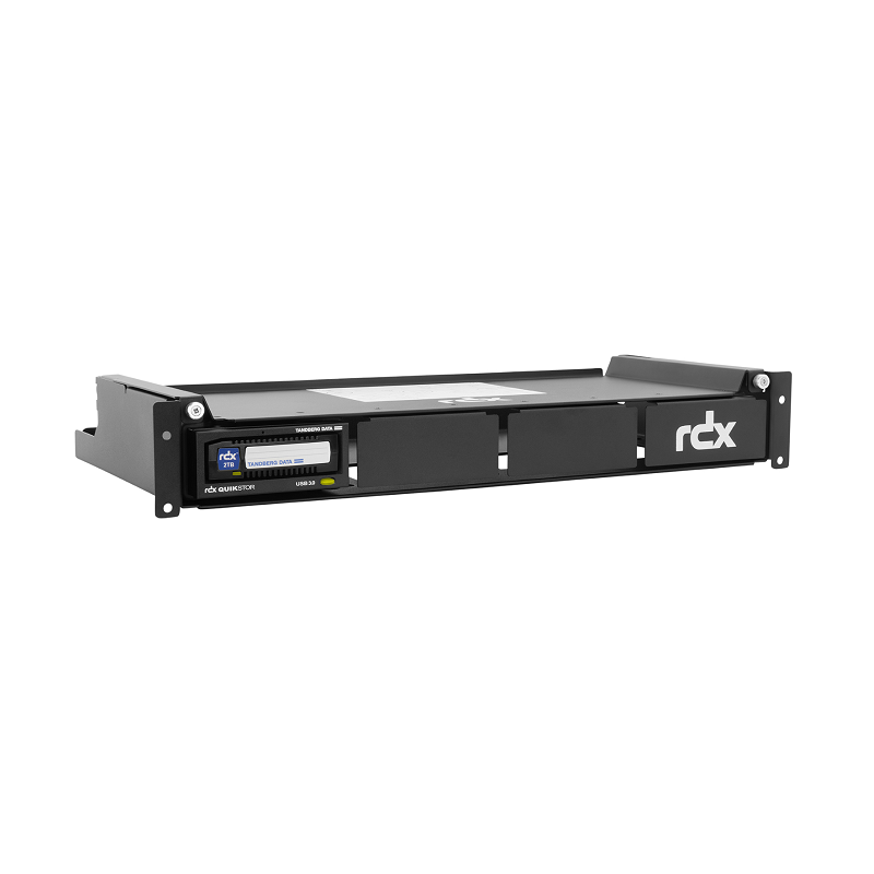Overland-Tandberg 3800-RAK RDX QuadPAK (1.5U Rackmount for 1-4 external RDX Drives)