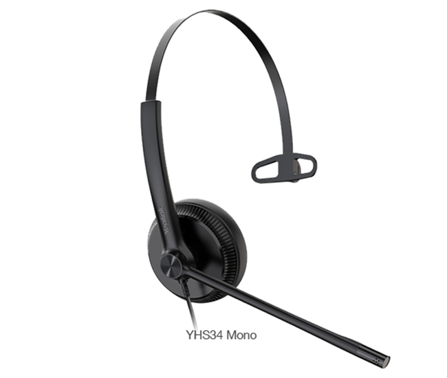 Yealink YHS34 Mono Wired Headset