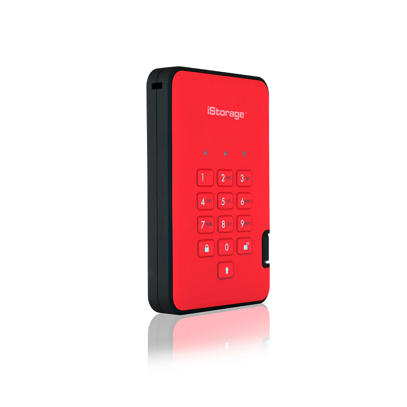 iStorage diskAshur2 HDD - Fiery Red