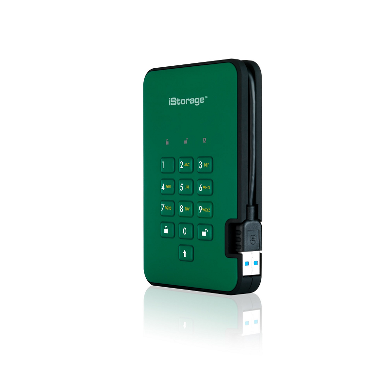 iStorage diskAshur2 HDD - Racing Green