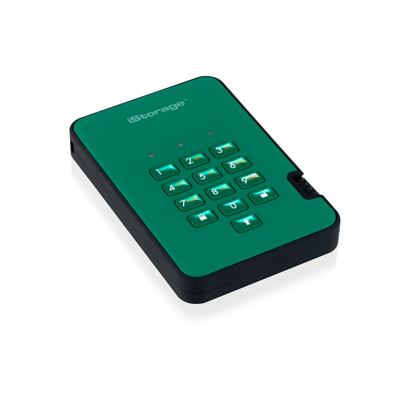 iStorage diskAshur2 HDD - Racing Green