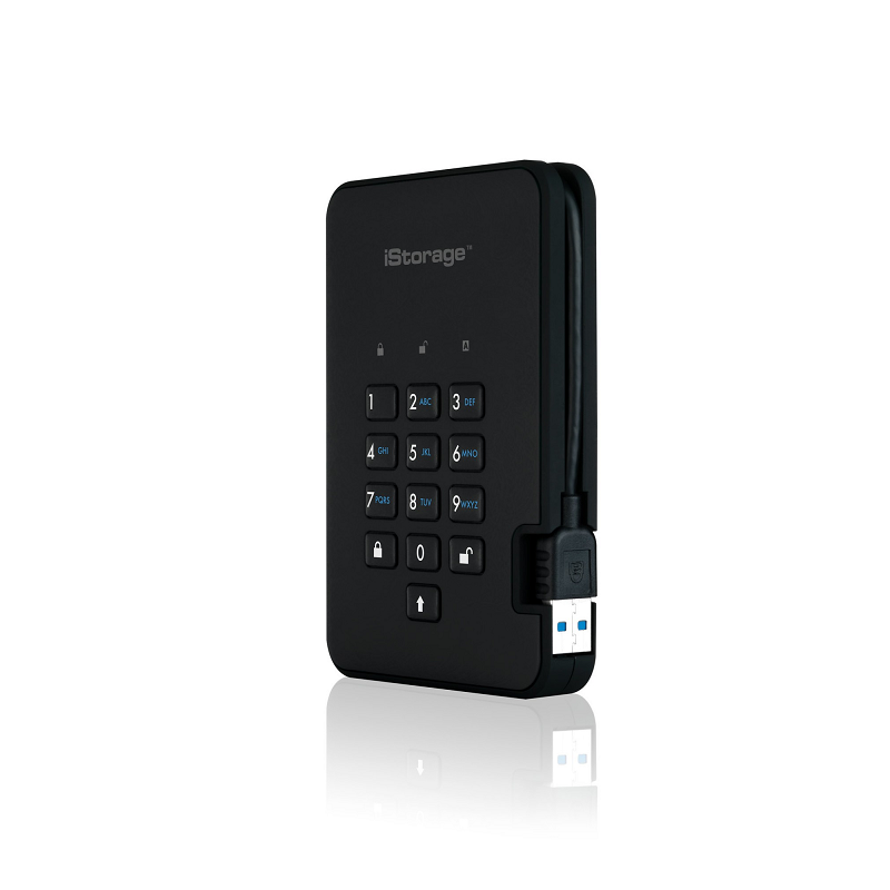 iStorage diskAshur2 SSD - Phantom Black