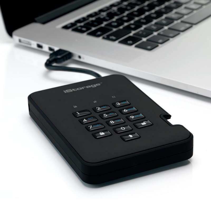 iStorage diskAshur2 SSD - Phantom Black